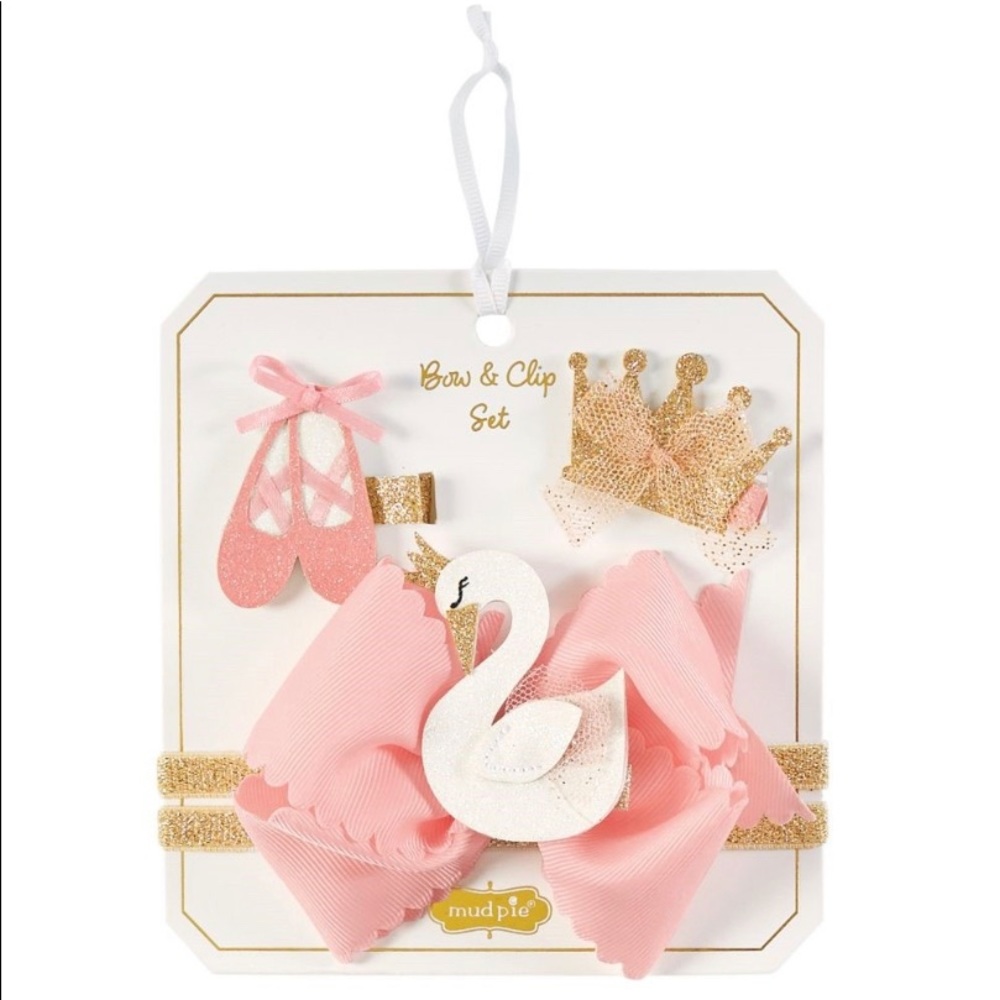 💝HP 09/28 💝Mud Pie Ballerina Swan hair accessory - Picture 9 of 10